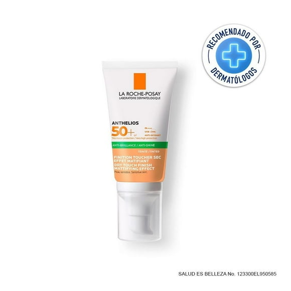 Gel-Crema La Roche-Posay Anthelios UVMUNE 400 Oil Control con Color FPS50+ para Piel Grasa, Mixta 50ml.
