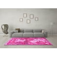 thumbnail image 3 of Ahgly Company Indoor Round Animal Pink Traditional Area Rugs, 4' Round, 3 of 4