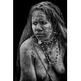 thumbnail image 2 of Muliani Hartojo, Angela 17x24 Gold Ornate Wood Framed with Double Matting Museum Art Print Titled - Papua Woman, 2 of 4