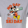 thumbnail image 3 of Disney - No Day Like A Ski Day  - Juniors Cropped Cotton Blend T-Shirt, 3 of 5