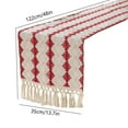 thumbnail image 3 of Suncoda Festives Nappes, Serviette de Noël Broderie Drapeau de Table Tissu Drapeau de Table à Thé Tissu de Table Nappe de Table à Thé Nappe de Table à Manger Housse de Commode Noël Nouvel An Chiffons Décoratifs, 3 of 6