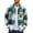 Green, variant on COOFANDY Men's Flannel Plaid Shacket - Casual Button Down, Long Sleeve Fleece Shirt Jacket with Pockets