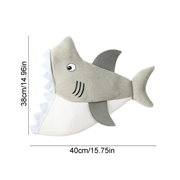 Wovilon Simulation Sharks Head Cover Sharks Hat Photo Props