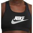thumbnail image 2 of Nike Dri-Fit Swoosh DM0579-010 Sports Bra Women's XS Black Medium-Support APP612, 2 of 3