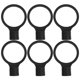 thumbnail image 1 of 6 conectores flexibles de plástico para conos de tráfico, anillos de repuesto para postes de barreras de seguridad para entrenamiento deportivo y control de multitudes, 1 of 8