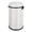Flip-top, white, variant on PYY 17 Gallon / 65L Round Kitchen Trash Can - Commercial Heavy Duty Stainless Steel Bin - Fingerprint-Proof, Open Top, Large Capacity - Detachable Lid & Carry Handle - Open-Style White