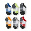 Athletic Works Boys' No Show Socks, 6 pack