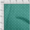 thumbnail image 2 of oneOone Polyester Spandex Turquoise Green Fabric Geometric Diy Clothing Quilting Fabric Print Fabric By Yard 56 Inch Wide, 2 of 4