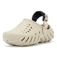 thumbnail image 4 of Zuecos Crocs Echo unisex de hueso/negro, tallas 39-40, 4 of 9