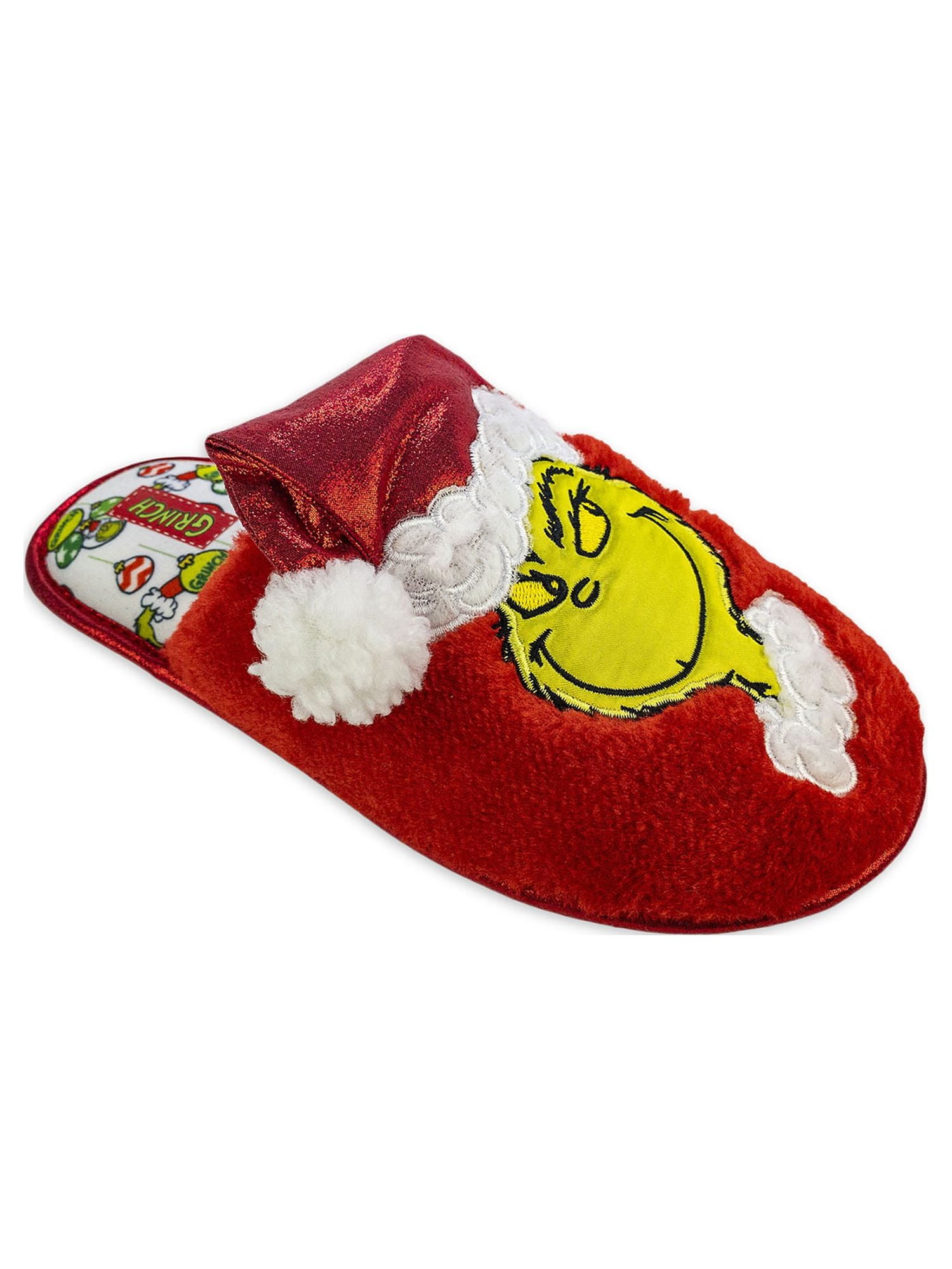 Dr. Seuss Family Grinch Slippers, Sizes Toddler-Adult