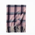 thumbnail image 1 of Bufanda larga y suave de invierno para mujer, bufanda con borlas a cuadros, bufandas clásicas suaves para mujer, bufanda suave para mujer, invierno, 1 of 5