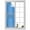 Blue, variant on Black Grey Window Privacy Film, Modern Abstract Diamond Luxury Gradient Static Cling UV Sun Blocking Heat Control Window Tint Day and Night, Non-Adhesive One Way Windows Privacy Cover 19.6''x39.3''