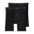 thumbnail image 5 of JOCKEY MEN'S PACK X2 - 03 MIDWAY BLACK - 4XL BIG - UNDERWEAR BOXER BRIEFS COTTON, 5 of 5