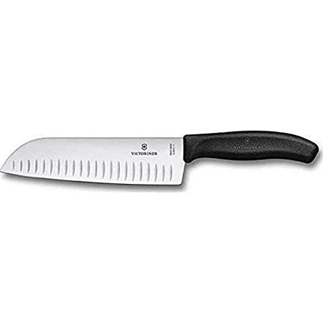 Cuchillo Victorinox Fibrox Santoku de 18 cm con filo Granton