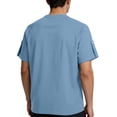 thumbnail image 5 of Paiwinds Men's Casual Short Sleeve Henley Shirt with Button Placket, Round Neck T-Shirt Top for Daily Wear, Black, 5 of 8