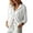 White, variant on Vivianyo HD Women's Hooded Button Thin Cardigan, Regular Length Long Sleeve Outerwear, Fall Daily Casual Womens Hoodie for Shopping and Gathering, Sizes S-2XL