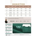thumbnail image 5 of DOKOTOO Plus Size Sweatshirts for Women Long Sleeve V Neck Oversized Drop Shoulder Solid Pullover Tops(1X-5X), 5 of 7