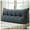 Blue, variant on Bed cushion backrest, reading cushion headboard, washable removable back support cushion, soft comfortable back cushion, large reading cushion for bed and sofa