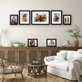 thumbnail image 7 of Americanflat 16x12, 9x12, 6x8 Picture Frame with Shatter-Resistant Glass 7 Pack Frames Gallery Wall - Black, 7 of 7