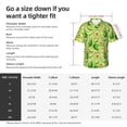 thumbnail image 6 of Lsque Green Avocado pattern Hawaiian Shirt for Men, Unisex Summer Beach Casual Short Sleeve Button Down Shirts-Medium, 6 of 9