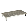 thumbnail image 1 of Vestil Manufacturing AHW-L-1936-SS 19 x 36 in. Réglable en Acier Inoxydable Work-Mate Stand avec Deck Dentelé&44; 6.75-8.75 in., 1 of 1