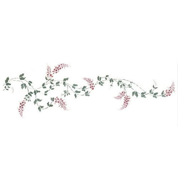 Veronica Vine Wall Stencil - DEE233 by DeeSigns