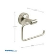 thumbnail image 3 of Voisin Open Square Toilet Paper Holder Bath Hardware Accessory in Satin Nickel, 3 of 4