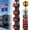 Black, variant on Yescom 20ft Ice Shack Marker Flag Pole with 136-LED Solar Lights Telescopic Rechargeable Li-Battery