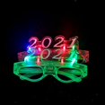 thumbnail image 3 of 4 Pairs 2021 Sunglasses Decorative 4 LEDs Flashing Eyeglasses LED Sunglasses, 3 of 10