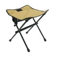thumbnail image 3 of Taburete plegable para acampar Silla plegable Reposapiés Asiento portátil ligero Silla de montar Silla de pesca para picnic Césped Jardinería Viajes shamjiam  Asiento al aire libre, 3 of 8