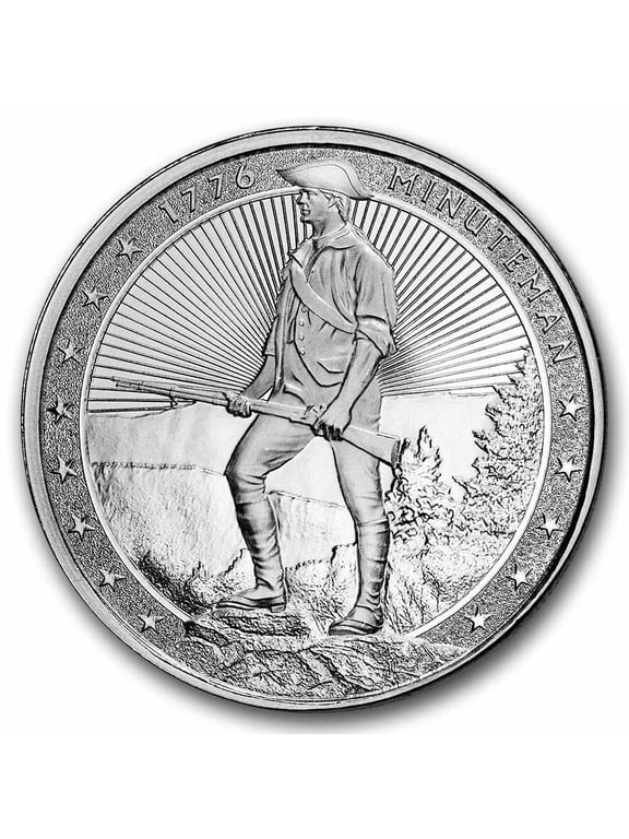 Collectible 1 oz Silver Round - Minuteman