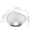 thumbnail image 3 of Cobble Stone Glow IP55 impermeable jardín césped luz dura hasta 8H (luz) blanco, 3 of 3
