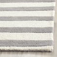 thumbnail image 3 of Safavieh Cambridge Collection CAM154A Handmade Moroccan Geometric Grey and Ivory Premium Wool Area Rug (2'6" x 4'), 3 of 3