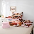 thumbnail image 6 of Castle Fairy Cartoon Floral Cats Bedding Comforter Set,Vintage Flowers Full Bedding Set, 6 of 8