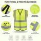 thumbnail image 2 of Chaleco de seguridad TICONN ANSI II reflectante amarillo 4PK 3XL, 2 of 6