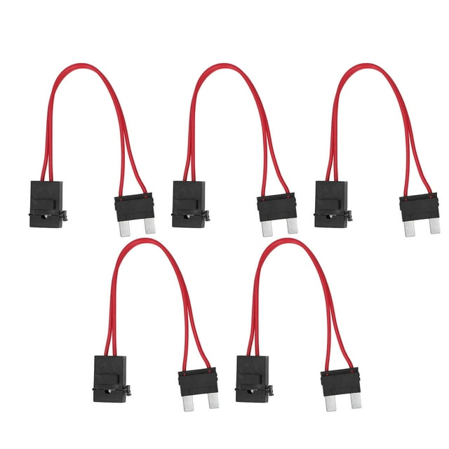 Connecteur de Panneau de Boîte à Fusibles de Véhicule, 5 Pcs Mini Embout Compact Professionnel Remplacement Direct Support de Fusible de Voiture Mince Régulier pour Test ACL L 29.2mm, ACT m 19.1mm, ACK S 10.9mm, ACD