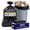 Black, variant on Plasticplace Contractor Trash Bags 55-60 Gallon, 3.0 Mil, Black Heavy Duty Garbage Bag, 38” X 58” (50Count)