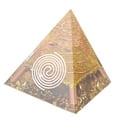 thumbnail image 1 of Ornement Pyramide Énergie Positive, Pyramide Énergie Positive Réduction du Stress Stable pour Bureau, 1 of 7
