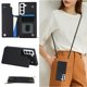 thumbnail image 1 of Crossbody PU Leather Case For Samsung Galaxy S23 S22 Plus Note 20 Ultra Wallet Card Slot Stand Holder Phone Bag Cover, 1 of 5