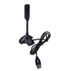 HDE USB Desktop Microphone Plug and Play Home Studio Adjustable Mic Compatible with PC and Mac with Noise Cancelling