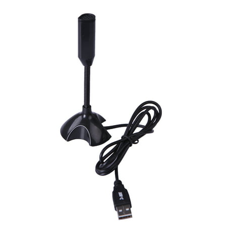 USB Microphone Plug and Play Home Studio Adjustable Mic Compatible with PC and Mac