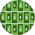 thumbnail image 1 of Ahgly Company Machine Washable Indoor Round Transitional Green Area Rugs, 5' Round, 1 of 7