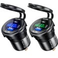 thumbnail image 3 of 45W Type C PD + 18W QC3.0 USB Fast Car Charger for Tablet Cellphone Laptop, 3 of 3