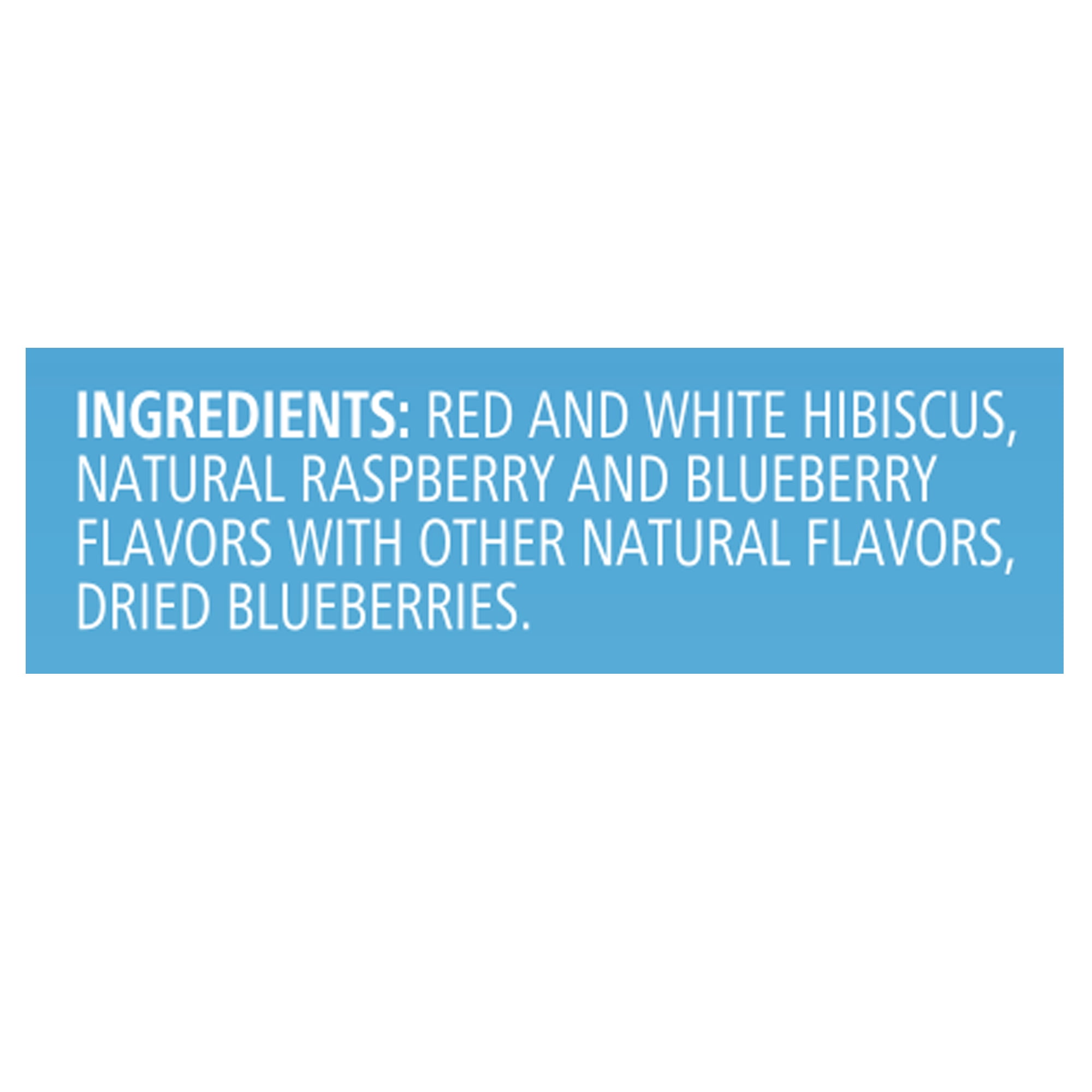 (2 pack) Celestial Seasonings Cold Brew Red White & Blueberry Iced Herbal Tea Bags, 18 Count