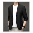 thumbnail image 2 of Traje de verano de seda de hielo de estilo occidental para hombre, ropa informal ultrafina para protección solar, chaqueta ligera de una sola pieza para primavera y otoño, 2 of 5