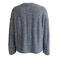 thumbnail image 2 of Suéter George para Mujer, Cuello Redondo, Manga Larga Gris Talla Ch, 2 of 6
