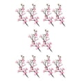 thumbnail image 1 of Ounissouiy 2 piezas de flores artificiales, rama de flor de ciruelo, flores simuladas, autoensamblaje, para el hogar, diseño de fiesta, Hotel Type2 NO2, 1 of 6