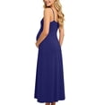 thumbnail image 4 of FchengtaiS Maternity Maxi Dress Sleeveless Cami Pregnancy Dresses Summer Casual Loose Maternity Clothes for Baby Shower, 4 of 6