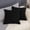 Black, variant on 2 Pack/ 4 Pack Fall Decor Pillow Covers Fall Decorations Home Halloween Throw Pillow Covers, 18x18 Inch Corduroy Square Cushion Cover Stripes Pillow Cases for Bedroom Sofa Living Room Couch
