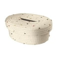 thumbnail image 4 of WeiLaiKeQi Cotton Rope Tissues Box Creative Tissue Dispenser for Office Counter Bedroom White with Dot, 4 of 9